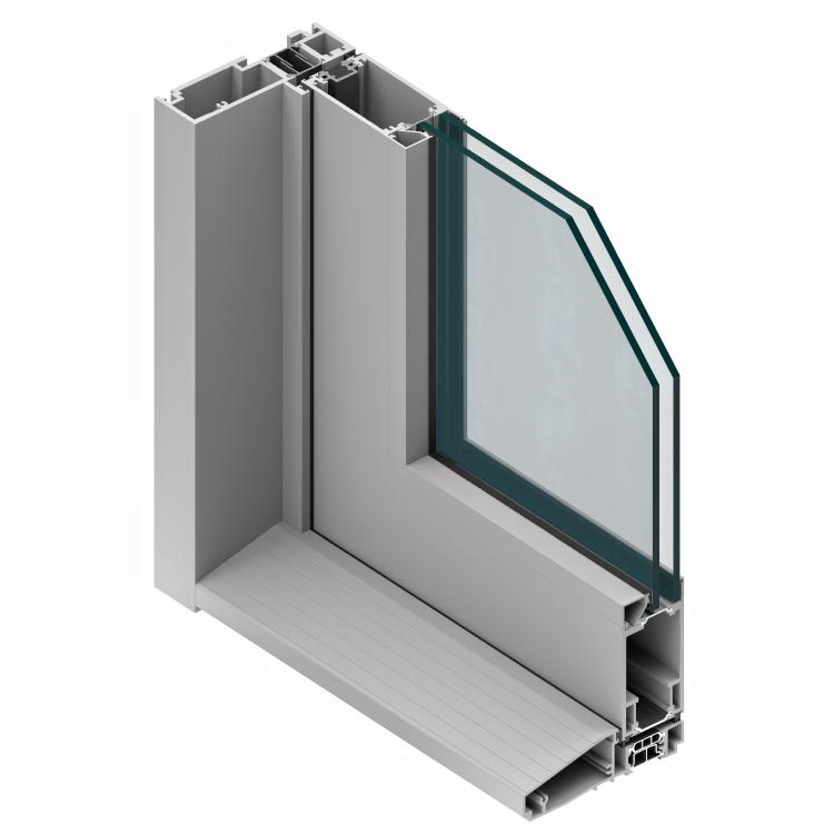Western Window Systems Series 7900 Hinged Door detail