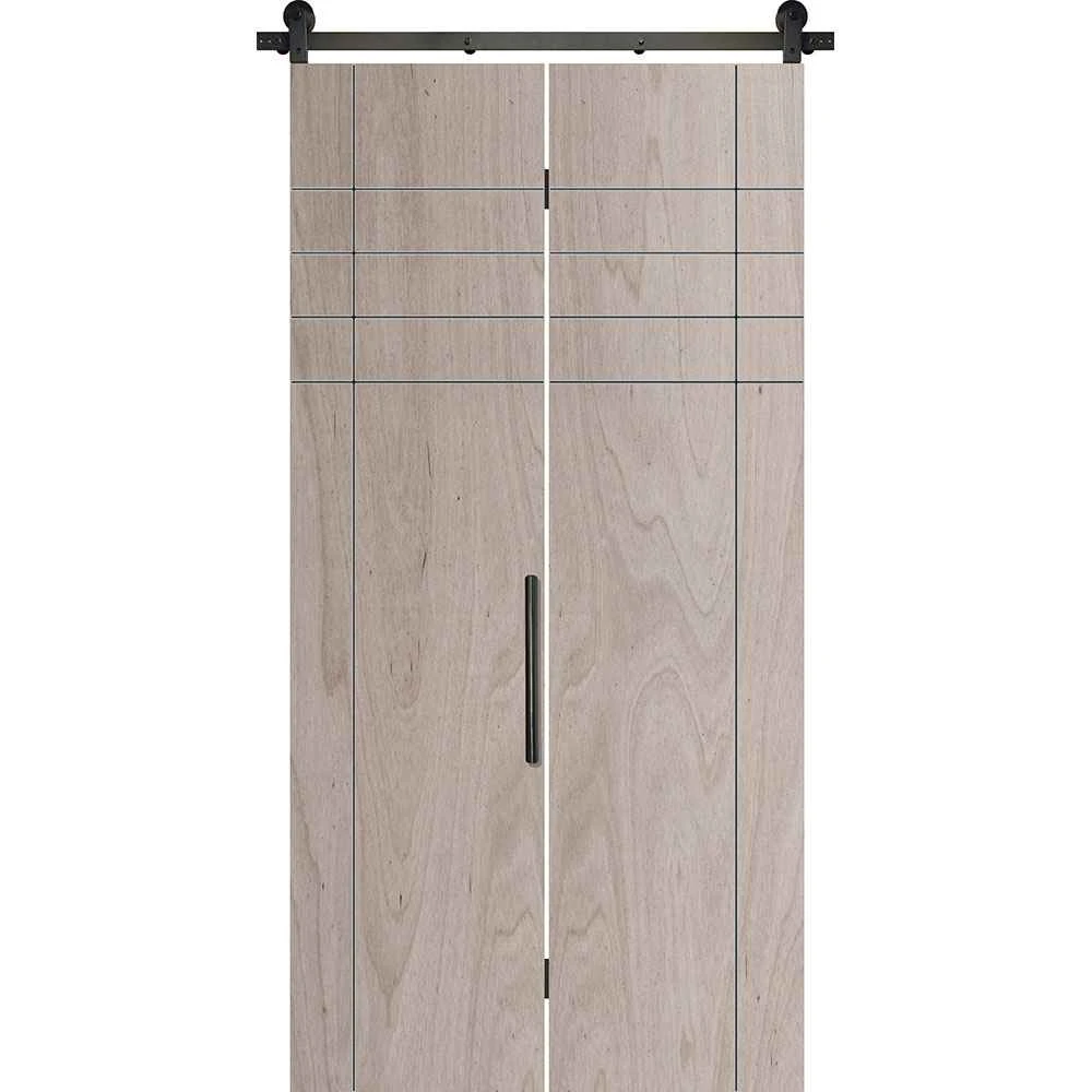 BarnCraft | Fleetwood Contemporary Birch Bifold Pair | - BDMF1668-BF