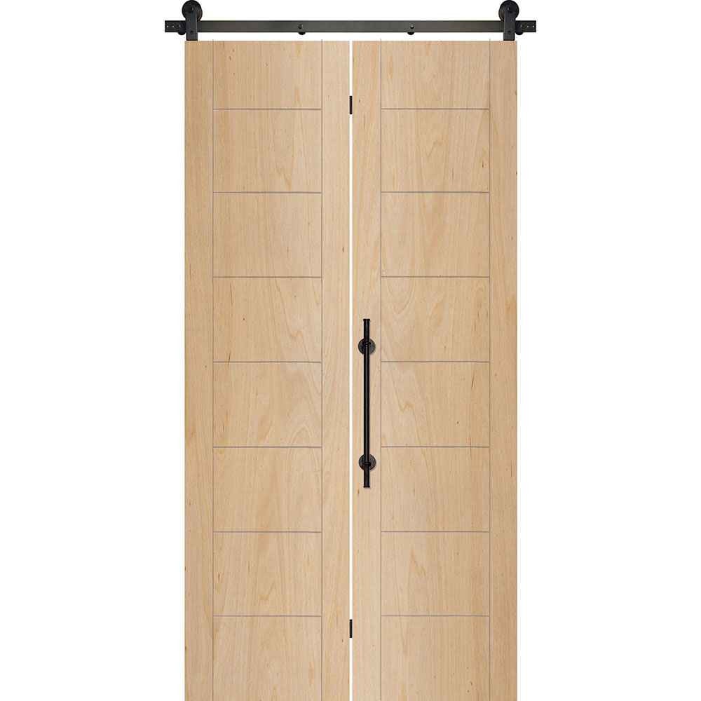 BarnCraft | Brentwood Contemporary Birch Bifold Pair | - BDMB1668-BF