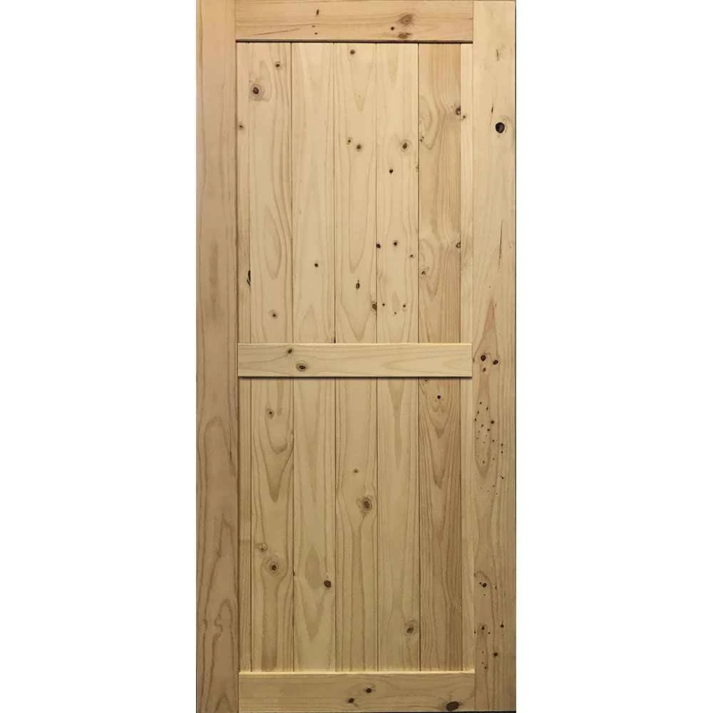 Barncraft | 1 Panel / 2 Panel Pine Barn Door | 7' Tall - BDPN1P3070
