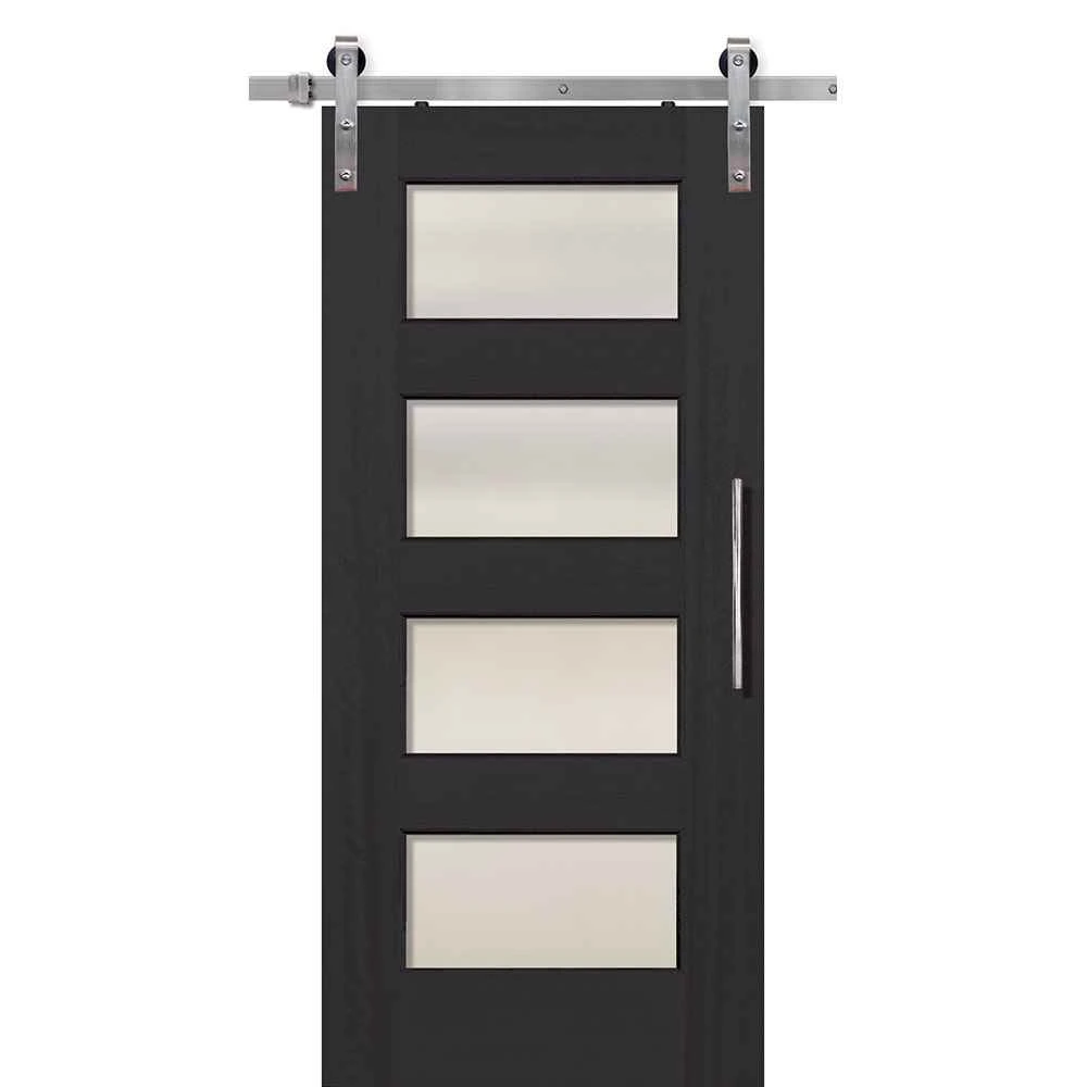 BarnCraft | 4 Lite Continental TDL Door | 6'8" Tall - DD63844LTU