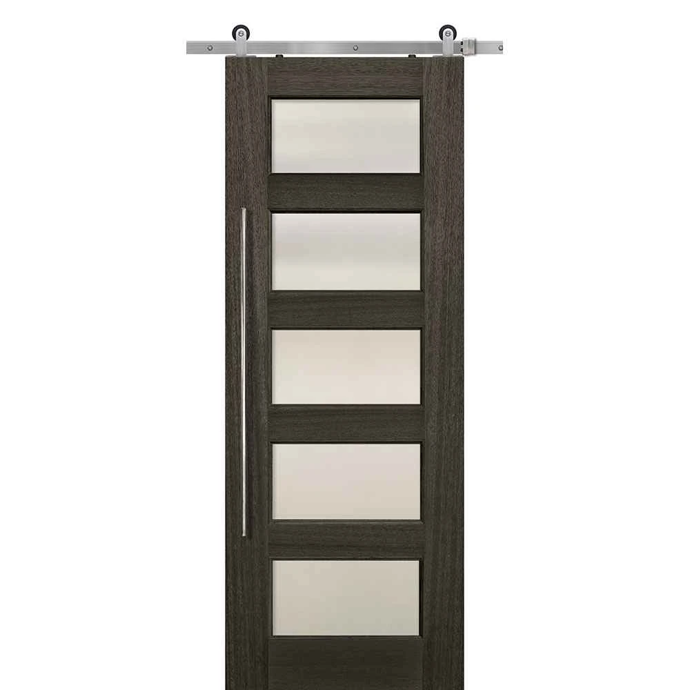 BarnCraft | 5 Lite Continental TDL Door | 8' Tall - DD83845LTU