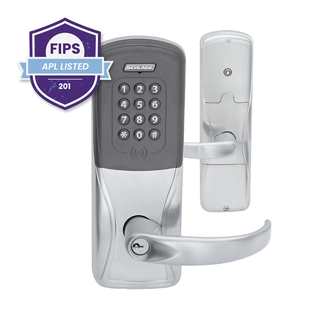 Schlage AD-302 FIPS 201-2 APL Listed Networked Wired Lock — manufacturer family view