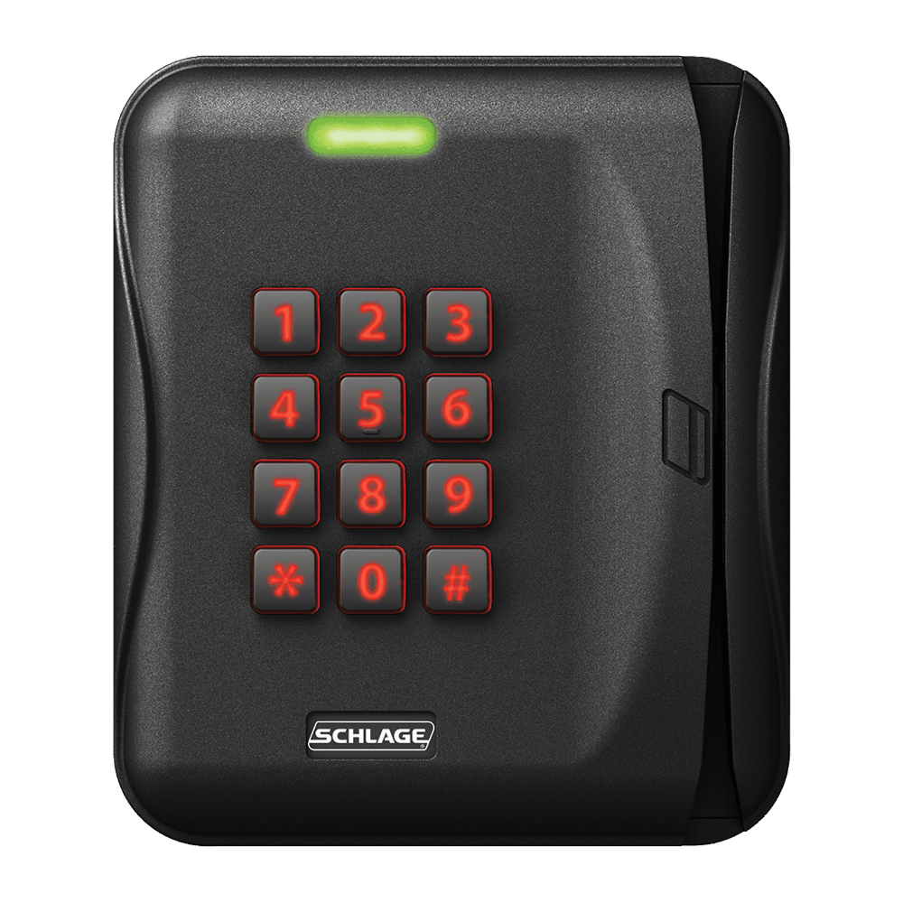 Schlage MTMSK15 Multi-Technology Reader with Magnetic Stripe and Keypad — manufacturer family view