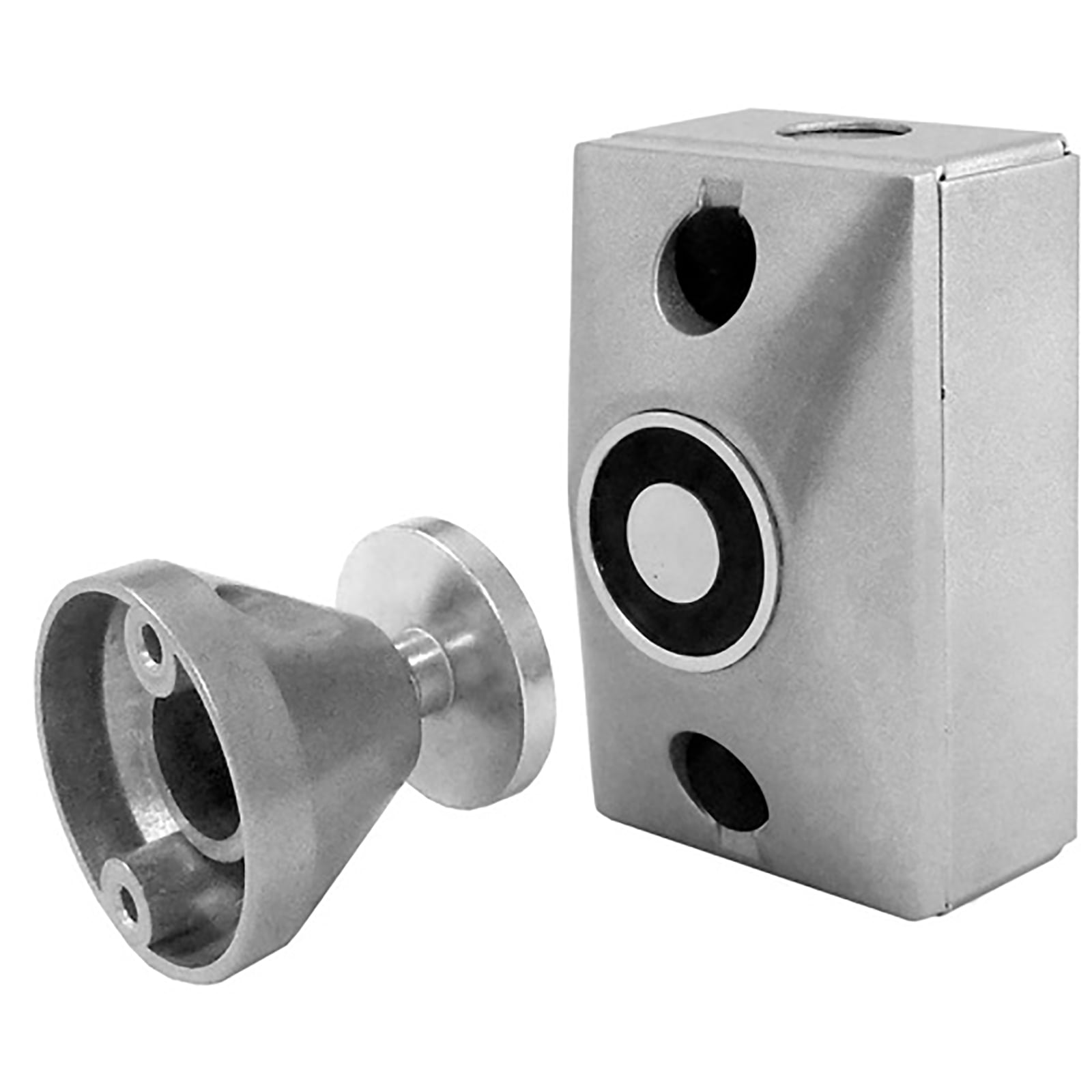 Pamex Magnetic Door Holder Surface Mount - 12/24V in Aluminum