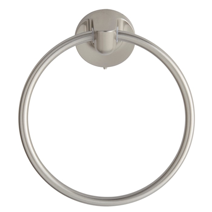 Soma Towel Ring in Satin Nickel