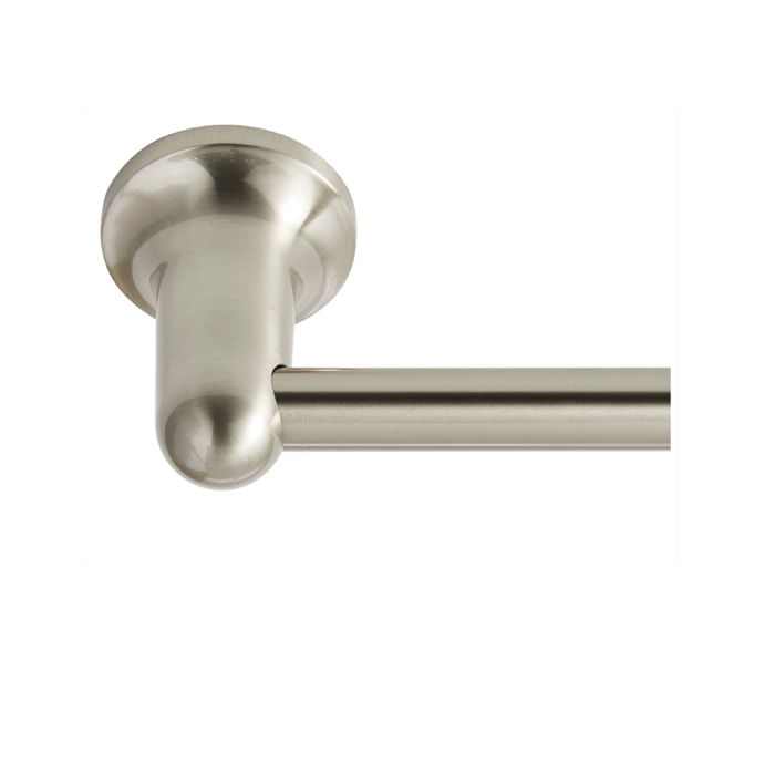 Twin Peaks Towel Bar in Satin Nickel