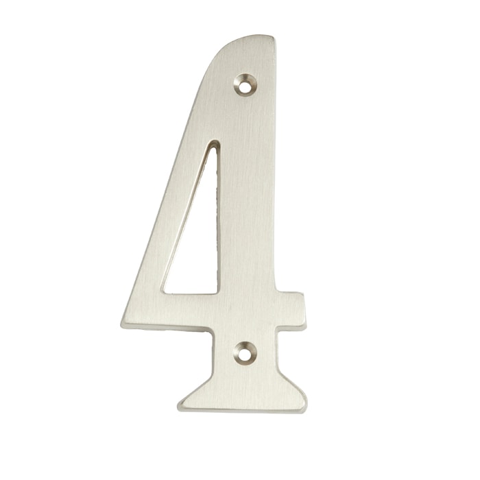 Better Home Products 4" Solid Brass House Numbers