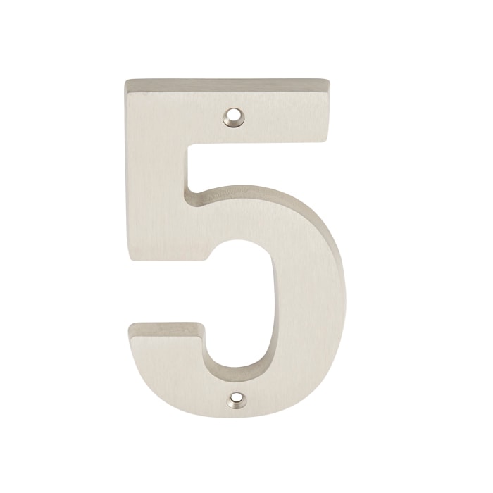 Better Home Products 5" Solid Brass Heavy Cast House Numbers