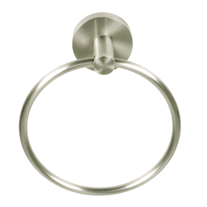 Skyline Towel Ring in Satin Nickel