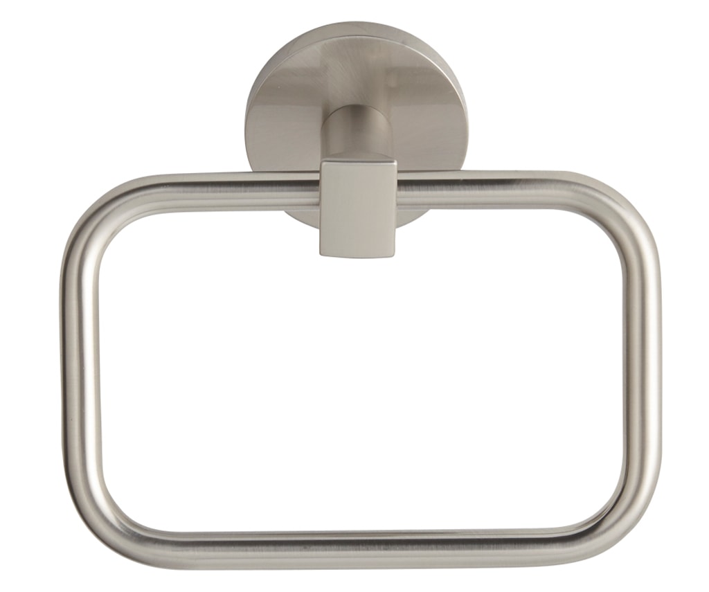 Boardwalk Towel Ring in Satin Nickel