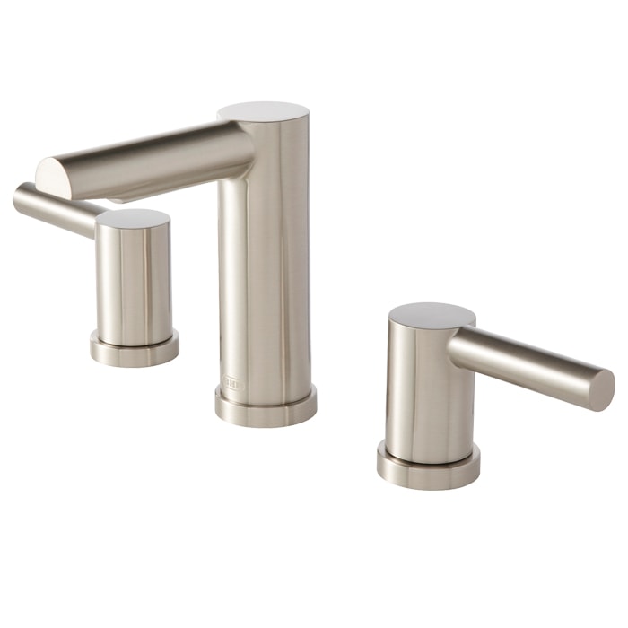 Stinson Beach Widespread Faucet in Satin Nickel