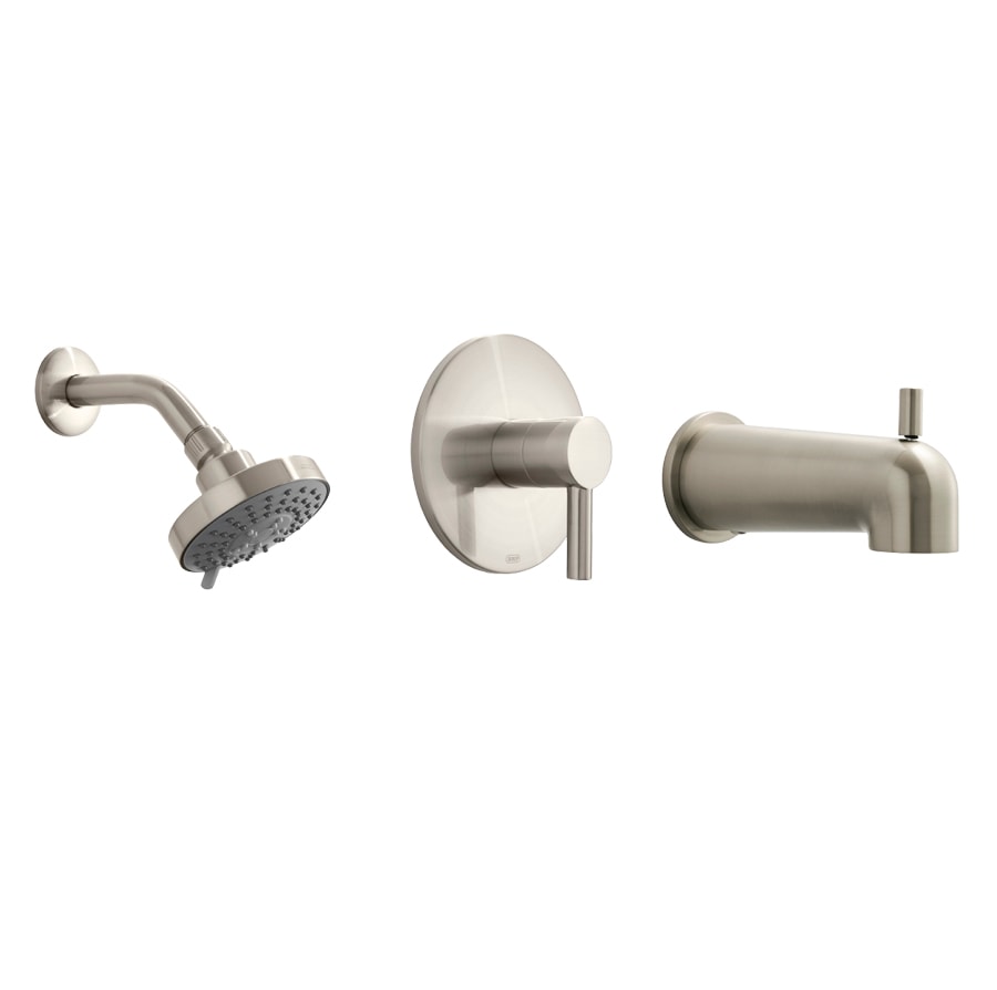 Stinson Beach Shower Set in Satin Nickel