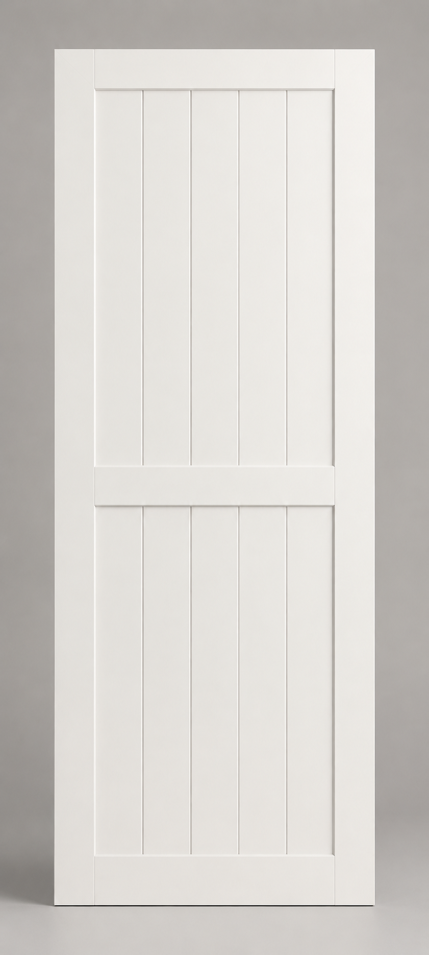 BD MDF Mid Rail construction detail — photorealistic product image
