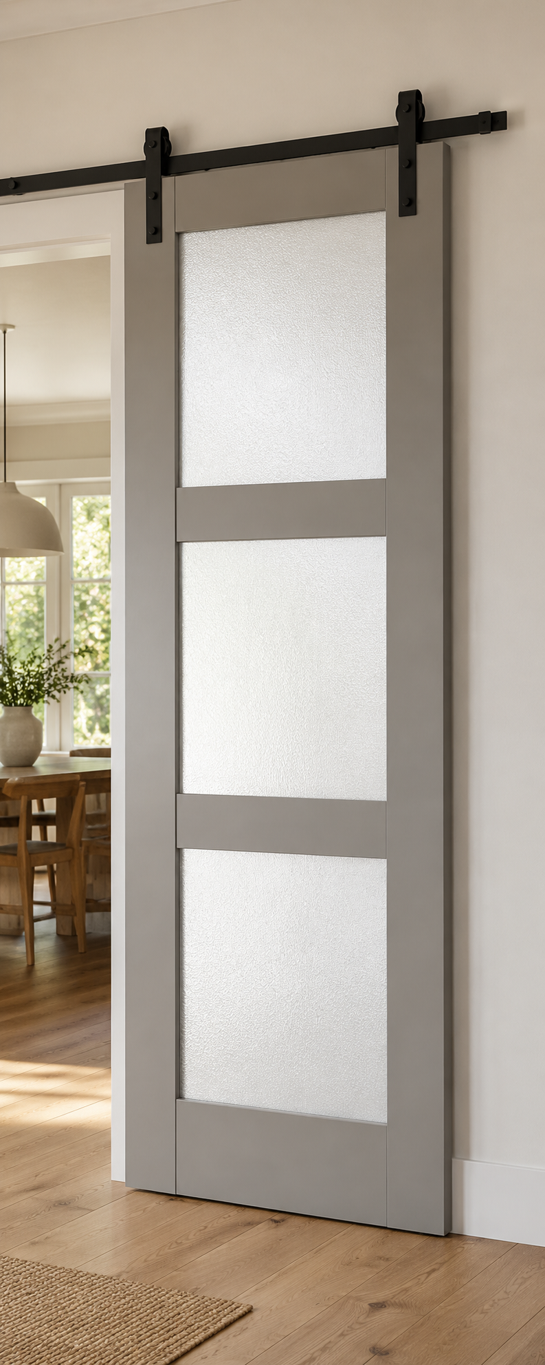 GLS 3LT Frosted 2080 installed — photorealistic product image