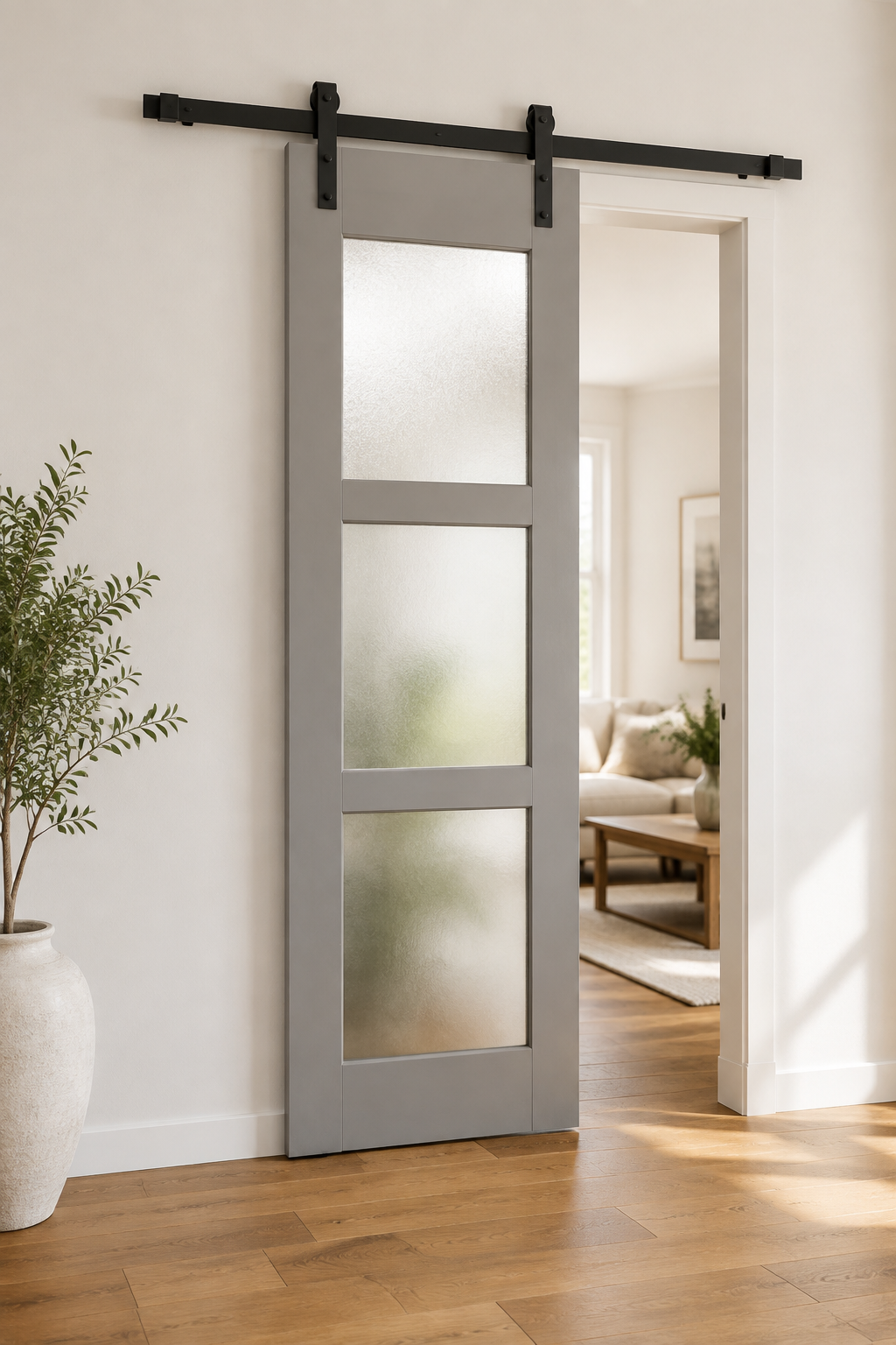 GLS 3LT Frosted 2880 installed — photorealistic product image