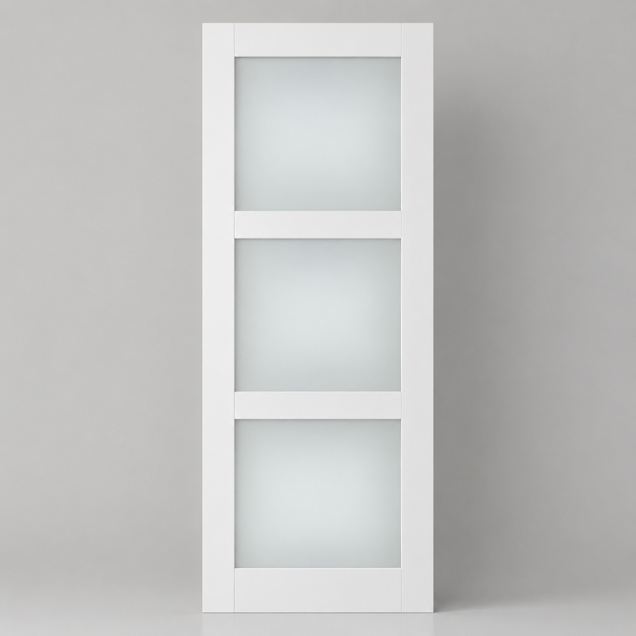 2880 3LT frosted studio front — photorealistic product image