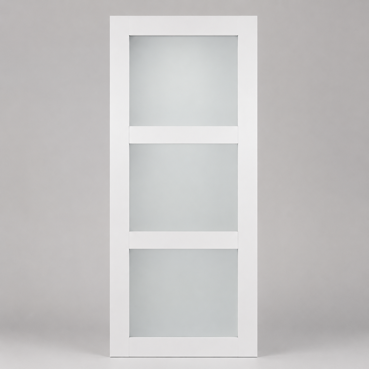 3080 3LT frosted studio front — photorealistic product image