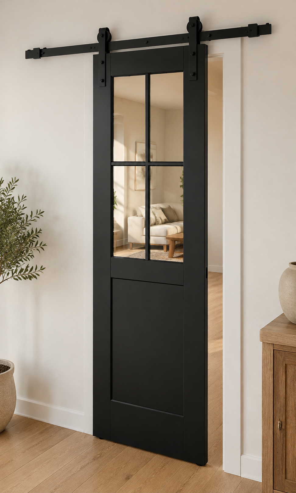 GLS 4LT Clear 2080 installed — photorealistic product image