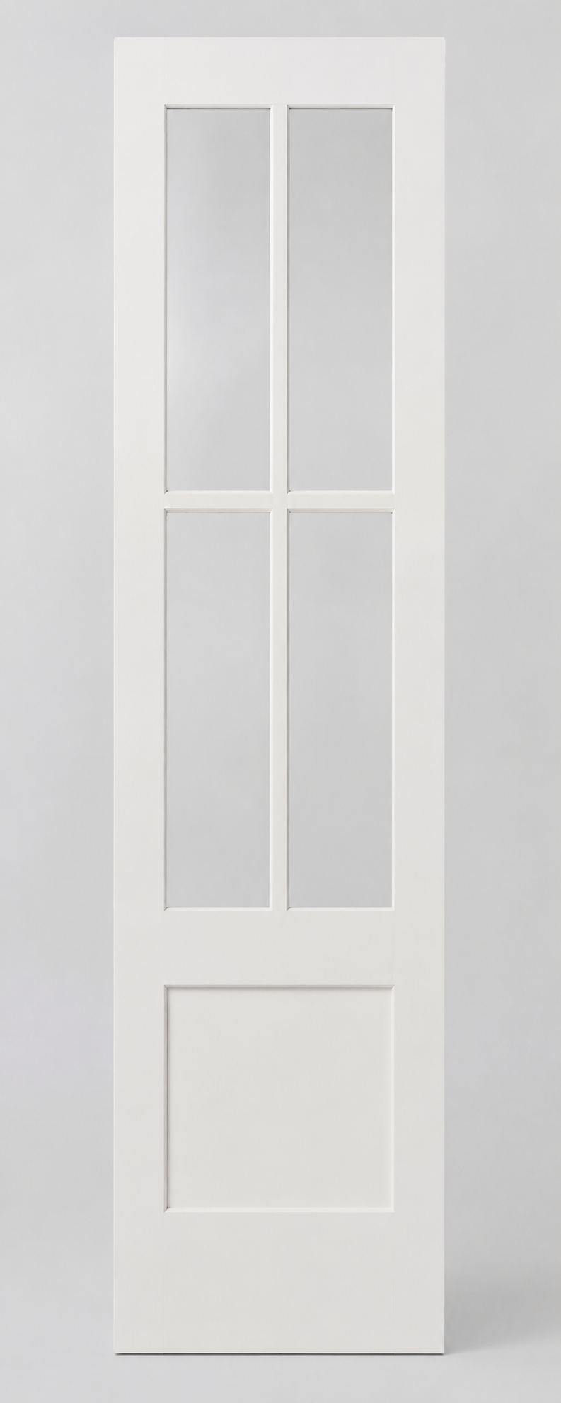 2080 4LT 1PNL clear studio front — photorealistic product image