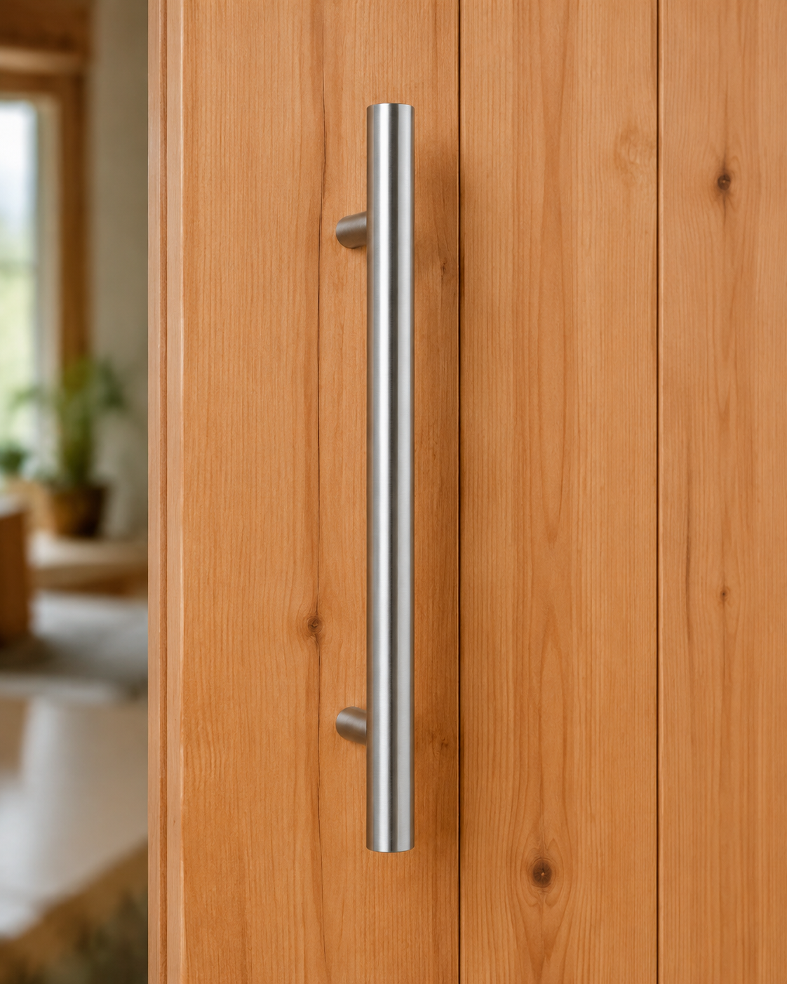 HW HND HP20 Stainless installed — photorealistic product image