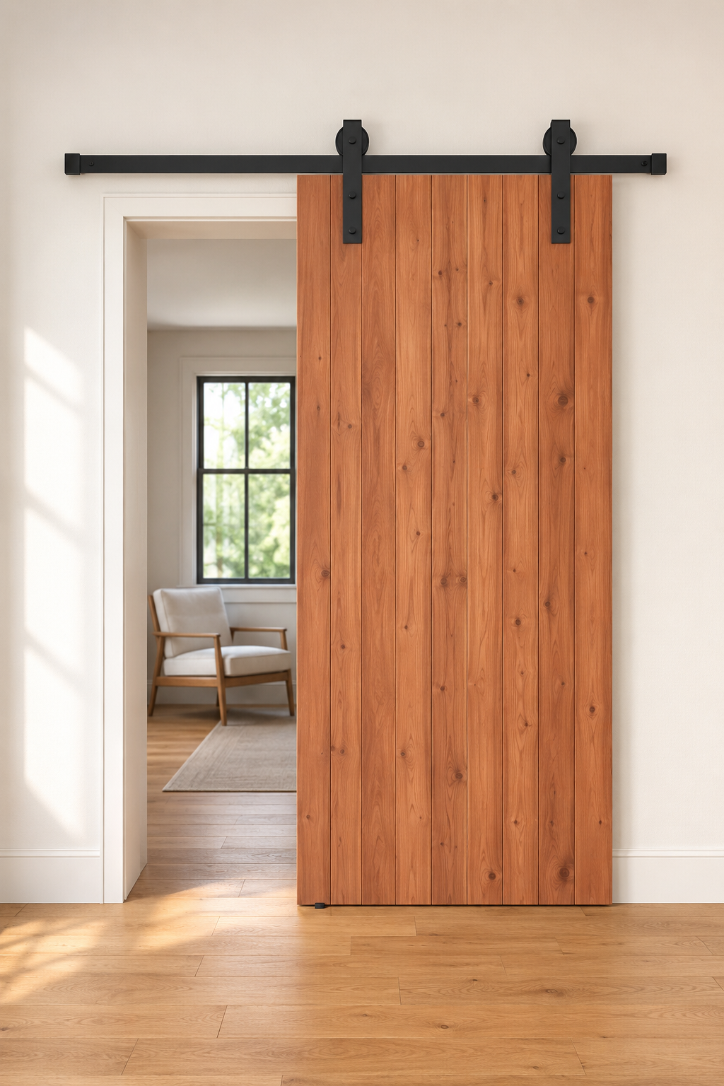 HW TRK SLADE Black installed — photorealistic product image