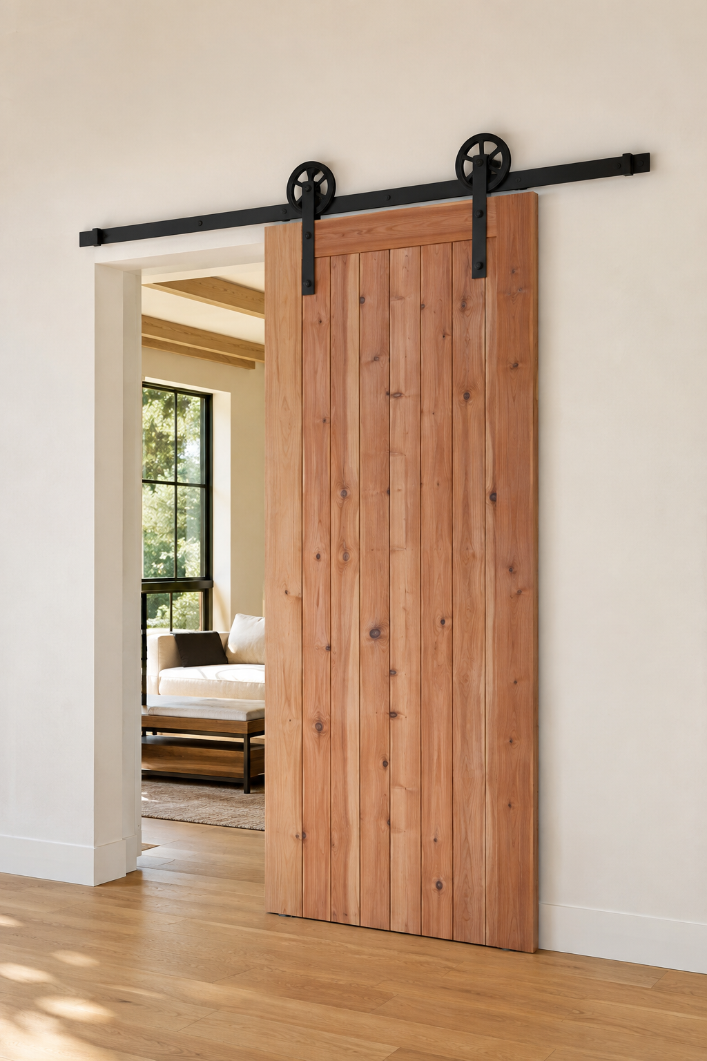 HW TRK VINTAGE Black installed — photorealistic product image