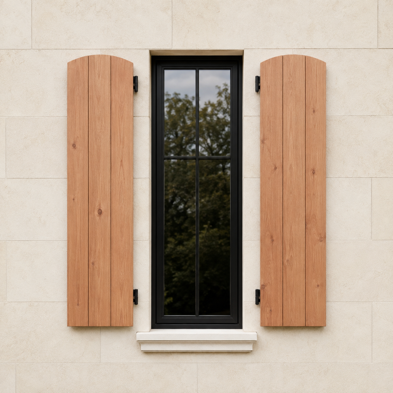 SHT 12X42 EB Arch installed — photorealistic product image