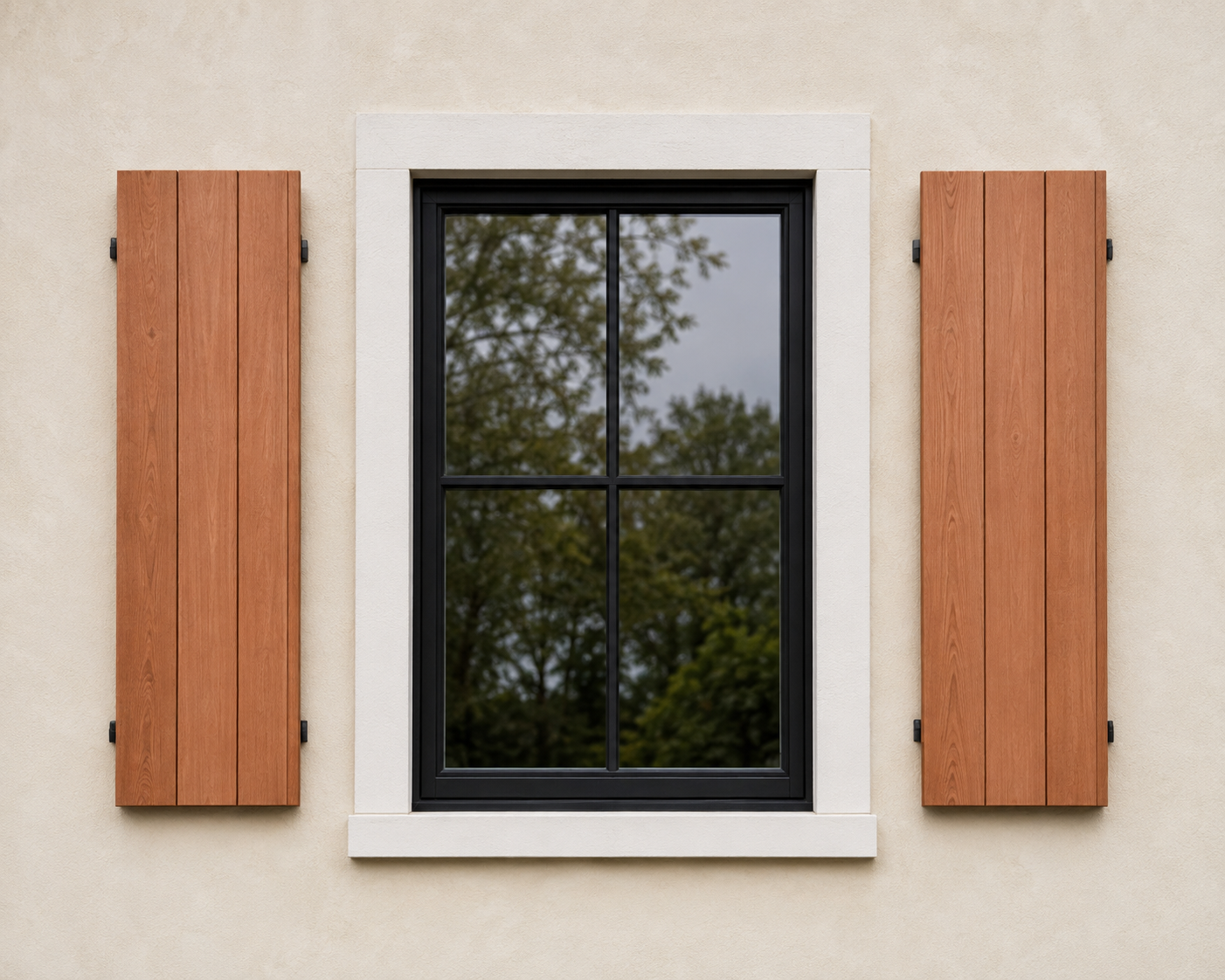 SHT 18X70 EB Arch installed — photorealistic product image