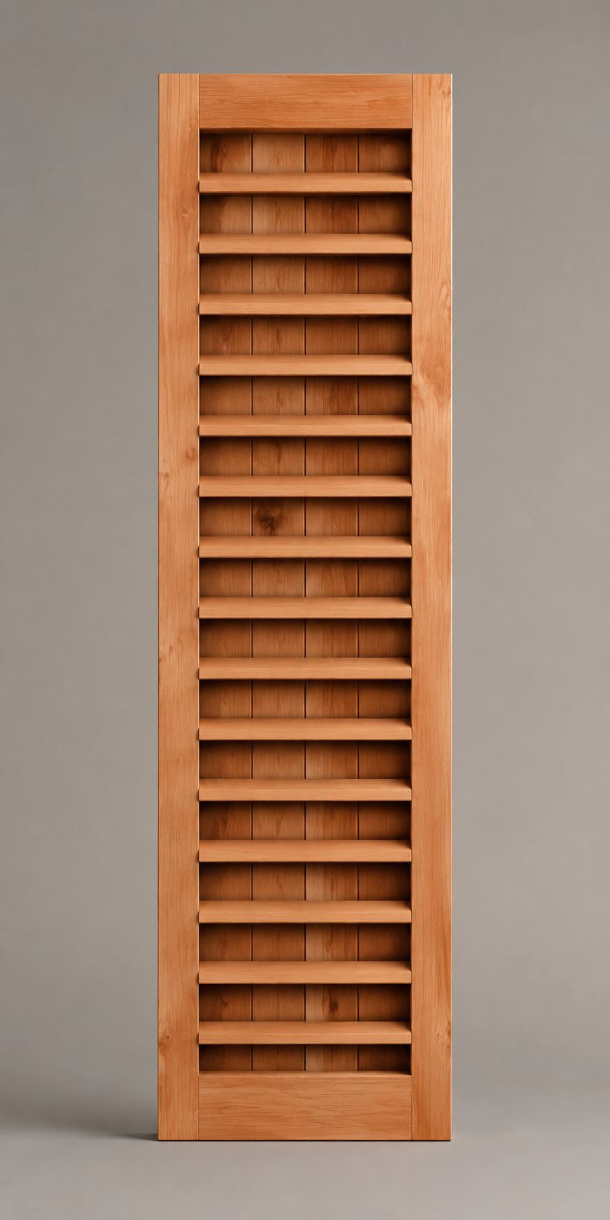 SHT 18X72 Louvered studio — photorealistic product image