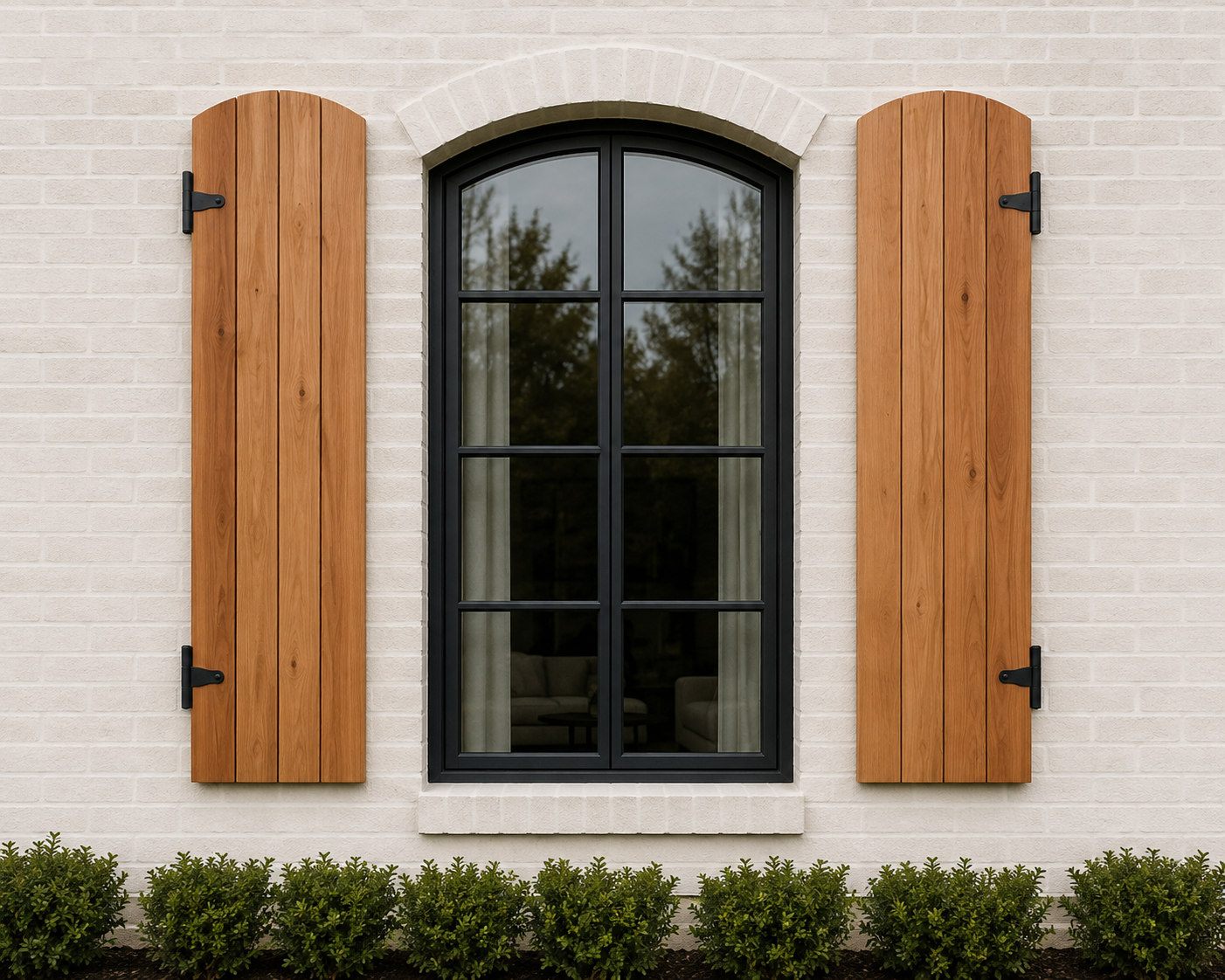 SHT 18X78 EB Arch installed — photorealistic product image