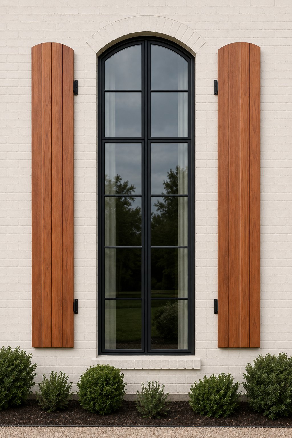 SHT 18X90 EB Arch installed — photorealistic product image