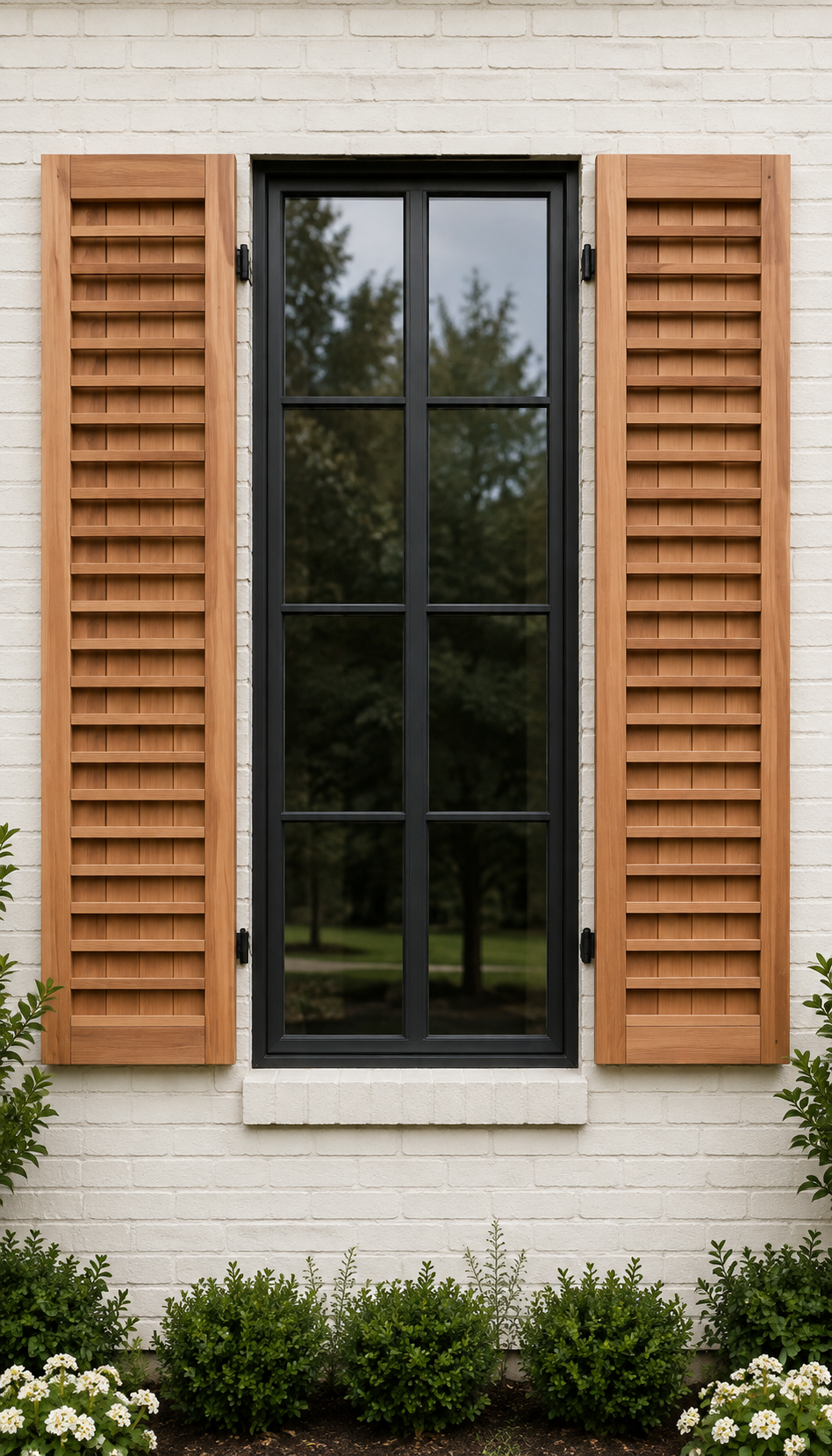 SHT 24X84 Flat installed — photorealistic product image