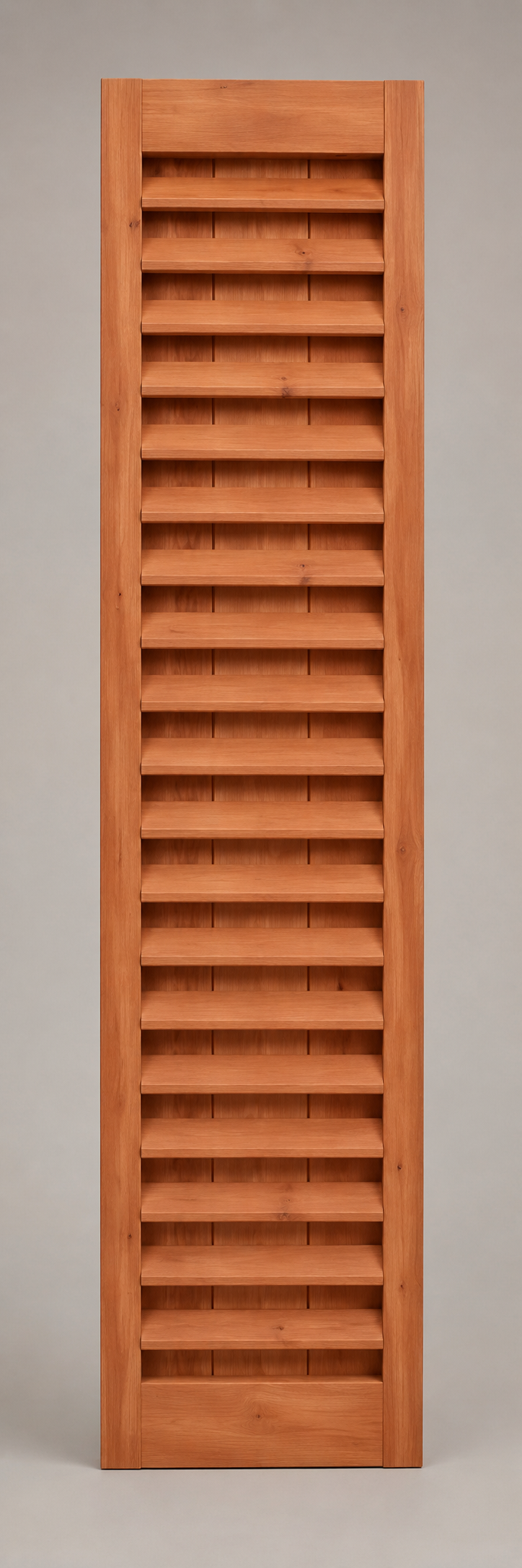 SHT 24X84 Louvered studio — photorealistic product image
