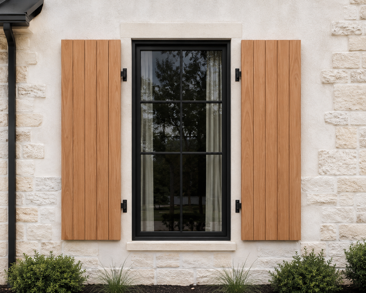 SHT 36X84 Flat installed — photorealistic product image